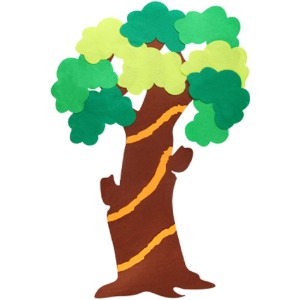 유니아트 펠트모형-큰나무