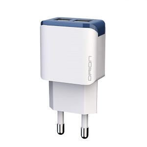 드리온 가정용충전기-케이블미포함(USB-2포트/2.1A/DR-TC1-212)