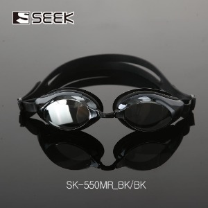 SEEK 프리미엄성인용미러코팅물안경(SK-550MR/블랙)