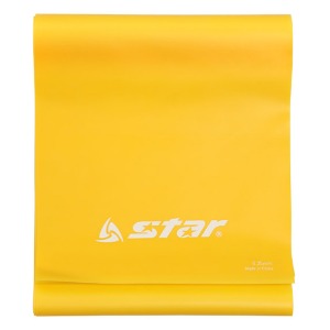 스타 라텍스밴드-옐로우(3단계/두께0.35mm)