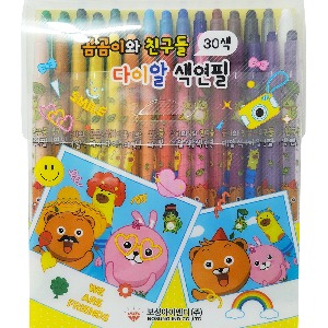 보성 곰곰이와친구들다이알색연필(30색)