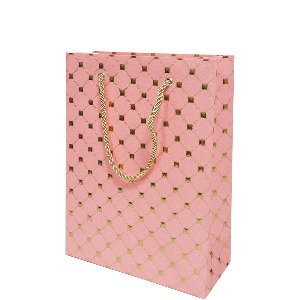 디자인랩 3D다이아몬드쇼핑백-핑크(소/180x80x240mm)