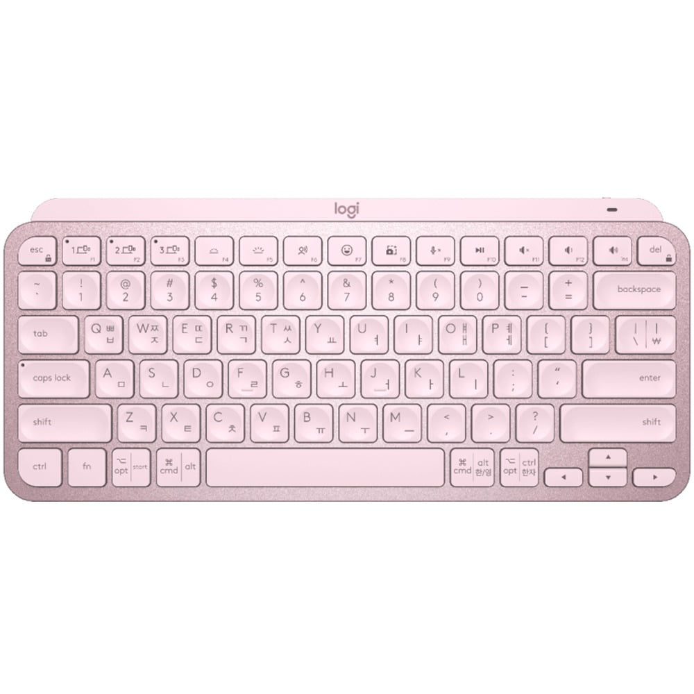 로지텍 미니멀블루투스키보드(MX Keys Mini/핑크)