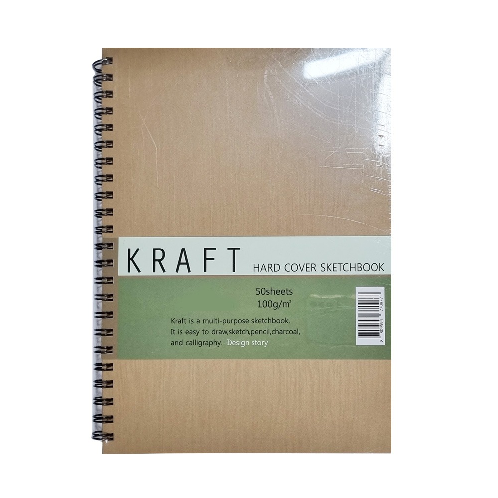 디자인 크라프트스케치북(A6/50매/100g)
