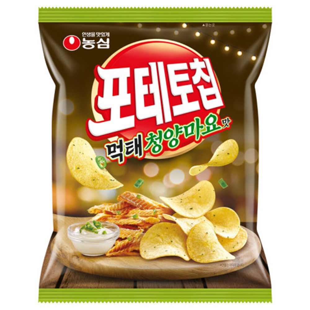 농심 포테토칩-먹태청양마요50g