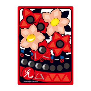 마그피아 도란도란화투모자이크퍼즐-삼광/3월벚꽃(40피스)