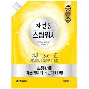 LG생활건강 자연퐁스팀워시주방세제리필(레몬향) 1ℓ