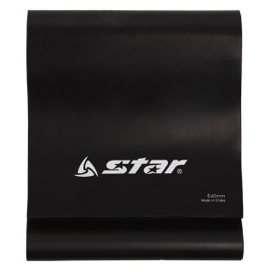 스타 라텍스밴드-블랙(7단계/두께0.65mm)