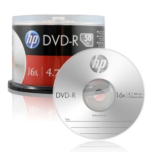 HP DVD-R케잌통(4.7GB/50장)
